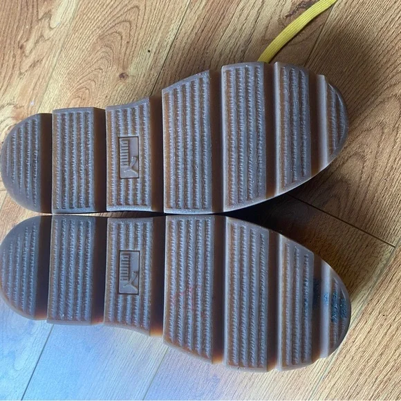 Puma x Rihanna Fenty Cleated Creeper shoes women 8.5 yellow - Picture 3 of 4